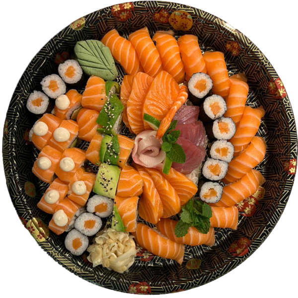 Sushi Lachs Platte